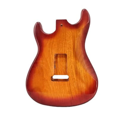 Stratocaster Style Electric Guitar SSH Body, Mahogany Glossy image 2
