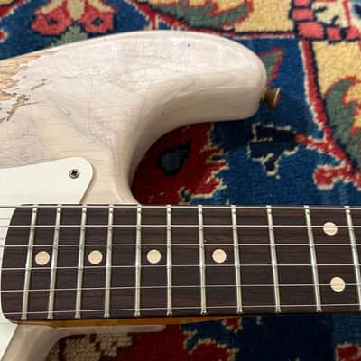 Fender Custom Shop '59 Heavy Relic Stratocaster 2022 Aged White Blonde image 9