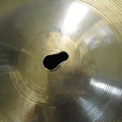 18" Vintage Trans Stamp Avedis Zildjian Cymbal 1635g sizzle holes image 2