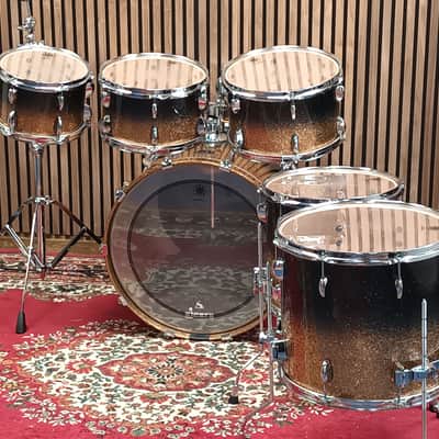 Sakae Osaka Heritage Evolved GEN2 Maple Shell Pack -  Black & Gold - 22", 10",12",13",14" & 16" image 12