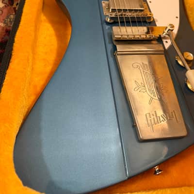Gibson Custom Shop 1963 Firebird V Reissue 2022 - Pelham Blue VOS image 4
