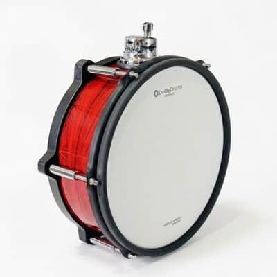Dolby 10” Electronic Red Wood TOM w 6 Triggers for Roland Alesis Drum image 2