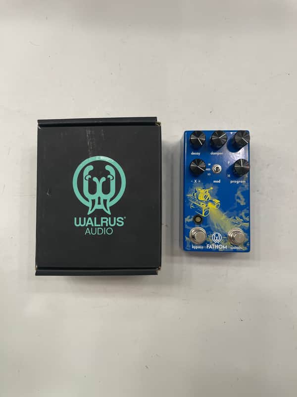 Walrus Audio Fathom Multi Function Reverb Neon Edition Guitar Effect Pedal image 1