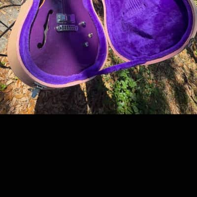 Daisy Rock Retro-H Semi Hollow Mid 2000’s - Metallic Purple Sparkle image 3