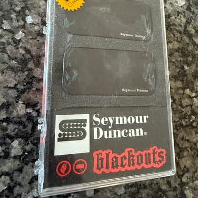 Seymour Duncan AHB-1s Blackouts 7-String Phase I Humbucker Set 2010s - Black image 2