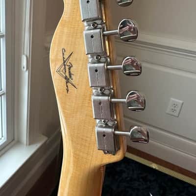 2025 Fender Custom Shop ‘54 Telecaster TCP Time Capsule - Faded Aged Fiesta Red image 5
