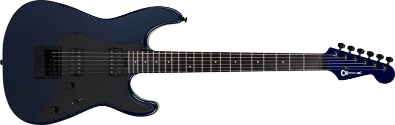 Charvel Pro-Mod Plus So-Cal Style 1 HH EVTN6 E Ebony FB Midnight Blue with Bag