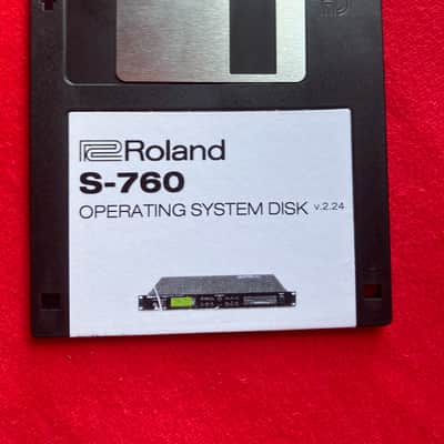 Original floppy disk drive for Roland S-760 and OS image 8