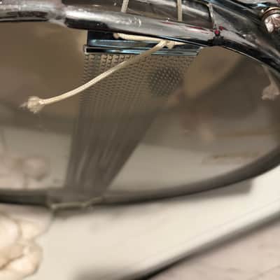 Slingerland Super Sound King Snare Drum - Dual Super Snare Strainer 1960s - Chrome over brass image 7