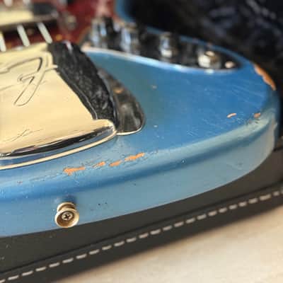 Fender Custom Shop 64 Jazz Bass Guitar Relic 2023 - Lake Placid Blue image 6