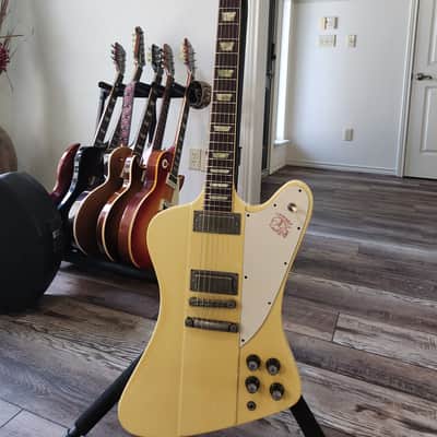 Gibson Firebird V 1990 - White - Originally Owned by Jeff Leary of the Butthole Surfers image 1