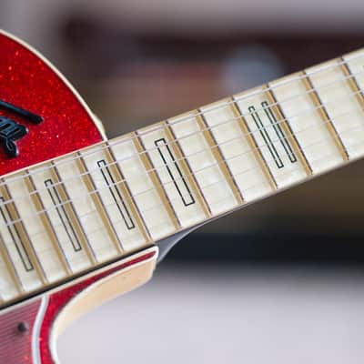 1962 Hagstrom P46 Deluxe - Red Sparkle image 7