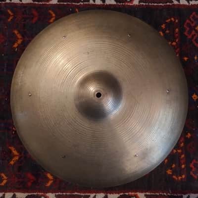 A. Zildjian 18" Small Stamp Light Crash Ride sizzle 1397g 1950s image 1