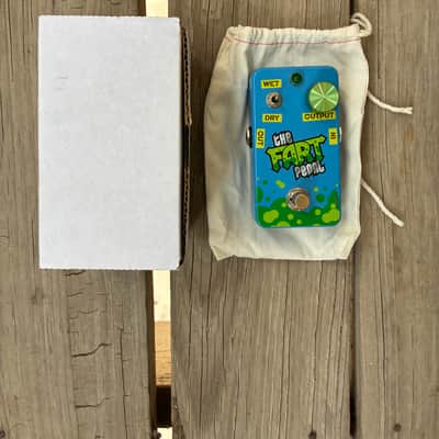 Fart Pedal The Fart Pedal 2022 - Farty Blue electric guitar puddle with box image 4