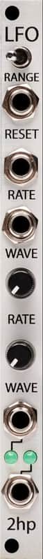 2HP LFO V2 SILVER : BRAND NEW :  [DETROIT MODULAR] image 1