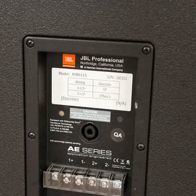 JBL ASB6115 Compact 15" High-Power Subwoofer CG013H6 image 5