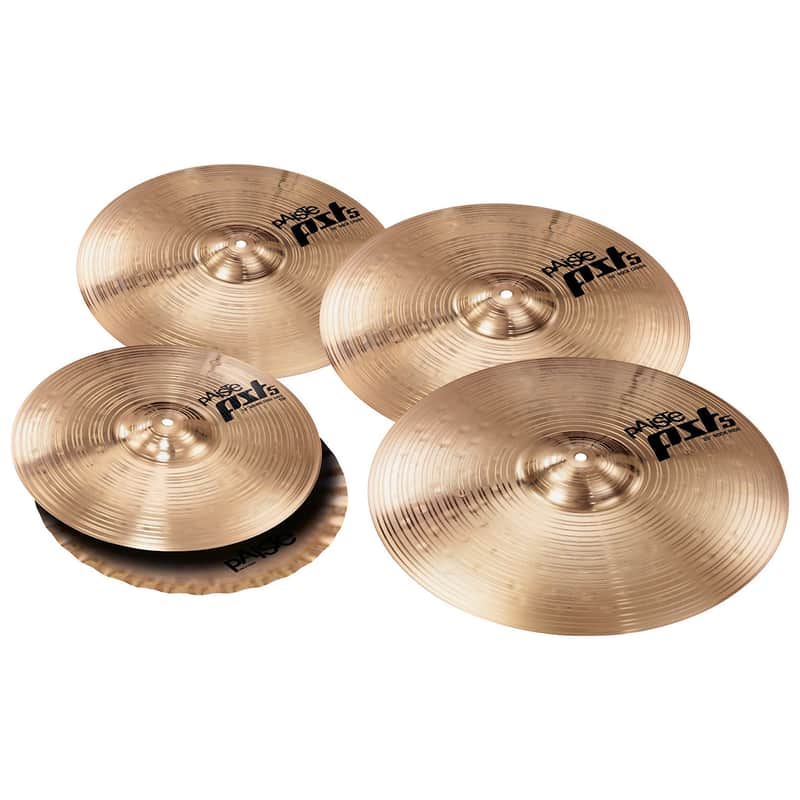 Paiste PST 5 Rock Set 14 / 16 / 18 / 20" Cymbal Pack image 1