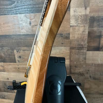PRS Wood Library Custom 24 Left Handed Quilted Maple 10-Top Natural Finish Ziricote Fingerboard Paisley PRS Hardcase 598 image 15