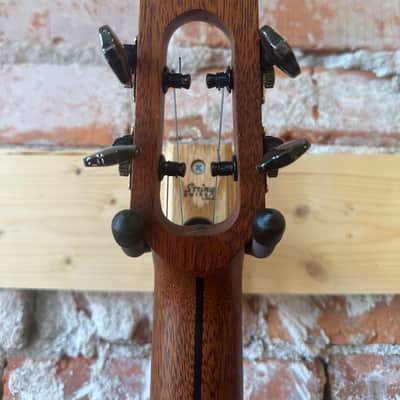 Flight Comet EQ-A Blue Tenor Ukulele - Solid Mango and Flame Maple 2020 - Blue Tiger image 5