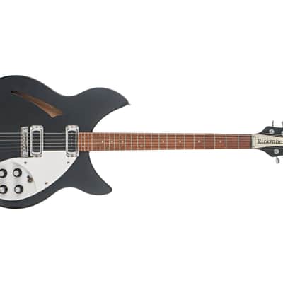 Rickenbacker Jetglo Black (1986) 330 Guitar #zb0320 image 6