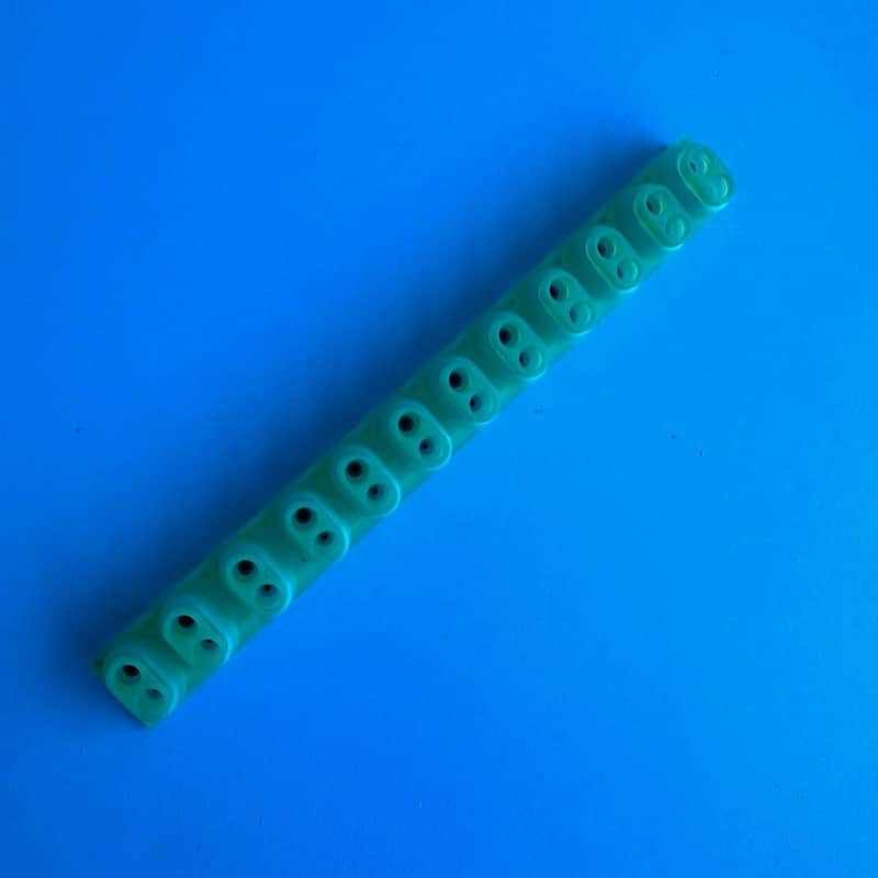 YAMAHA EZ-220 Keyboard Replacement Part: 12-Key Conductive Contact Rubber Pad image 1