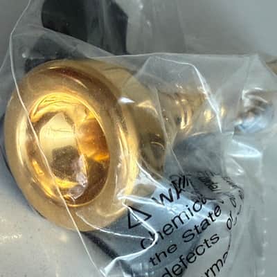 Bach 3513CGP Trumpet Mouthpiece - 3C - Gold Plated image 4