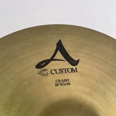 Avedis Zildjian 18" A Custom Crash Cymbal Brilliant Percussion image 2