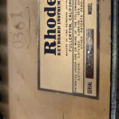 Rhodes Mark 1 Seventy Three Keys image 7