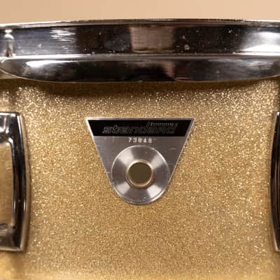 1970s Ludwig 5x14 Standard Silver Mist Snare Drum image 9