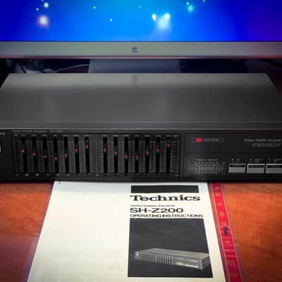 TECHNICS SH-Z200 🌈RaRe🌈 Vintage Stereo Graphic Equalizer image 4