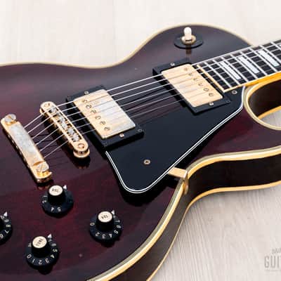1976 Greco EG1000 Custom Wine Red, 100% Original w/ Maxon U-3000, Case image 6