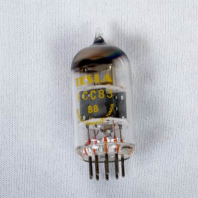 Tesla ECC83 / 12AX7 Preamp Tube – Strong Testing – Made in Czechoslovakia 🇨🇿 image 2