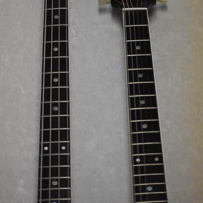 Ibanez 2402 Double Neck Bass / Guitar 1975 Midnight Blue with Lightning image 5