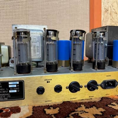 Vintage 1979 Marshall JMP Super Bass 100w MKII Amplifier Head Chassis *1970s* image 13