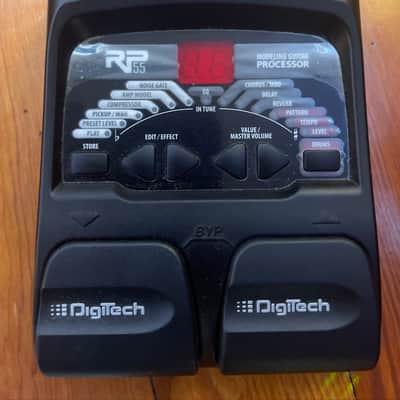 DigiTech RP55 Guitar Multi-Effect Processor 2010s - Black image 1
