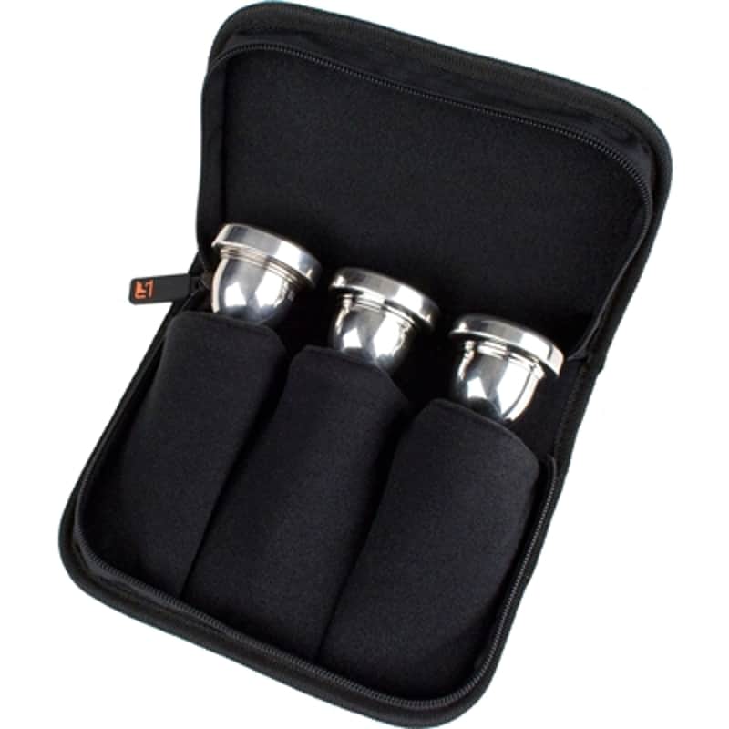 Protec A212ZIP Tuba Mouthpiece Pouch–3 Piece (Nylon) with Zipper image 1