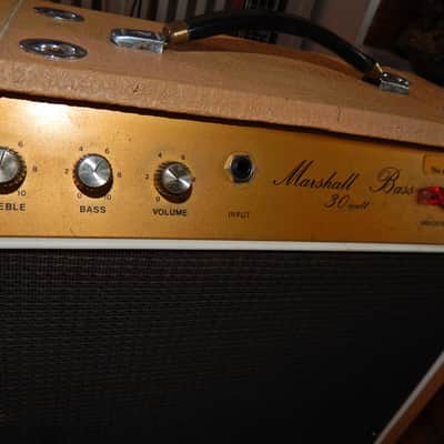 Marshall Bass 30 Combo Celestion Greenback '75 Fawn Tolex image 9