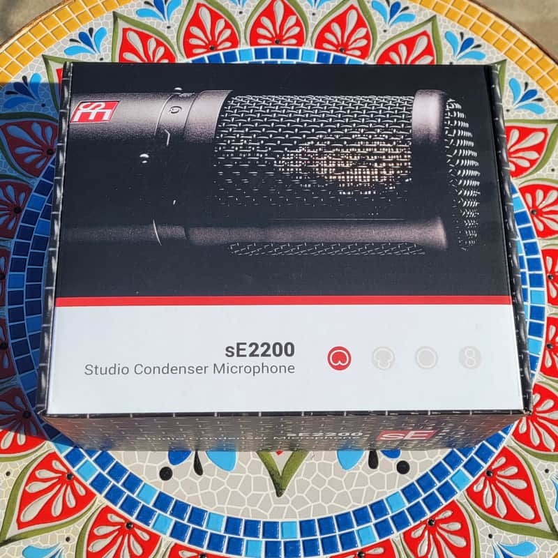 sE Electronics sE2200 Large Diaphragm Cardioid Condenser Microphone with Shock Mount and Pop Filter! **FREE SHIPPING!** image 1