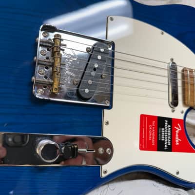 2019 Fender American Professional Telecaster Limited Roasted Neck Sapphire Blue Transparent Light Ash Body ONLY ONE ON THE ENTIRE INTERNET!! image 15