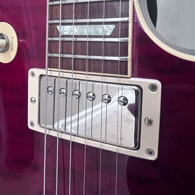 Gibson Les Paul 2002 - Cranberry Red Quilt Top image 11