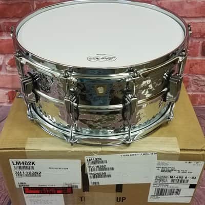 Ludwig *Pre-Order* Supraphonic 6.5x14" Hammered Chrome Imperial Lugs Kit Snare Drum LM402K | Made in the USA | NEW | Special Order | Authorized Dealer image 1