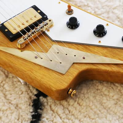 1994 Gibson Flying Z Thunderbolt by Hiroshi Kido Kid Korina Guitar - Beyond Rare, Brazilian/Korina! image 16