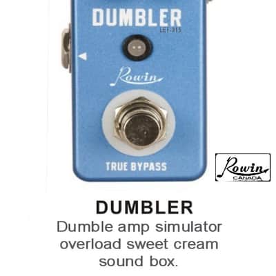 Rowin DUMBLER LEF-315 Dumble Amp Simulator Pedal Ships Free image 5