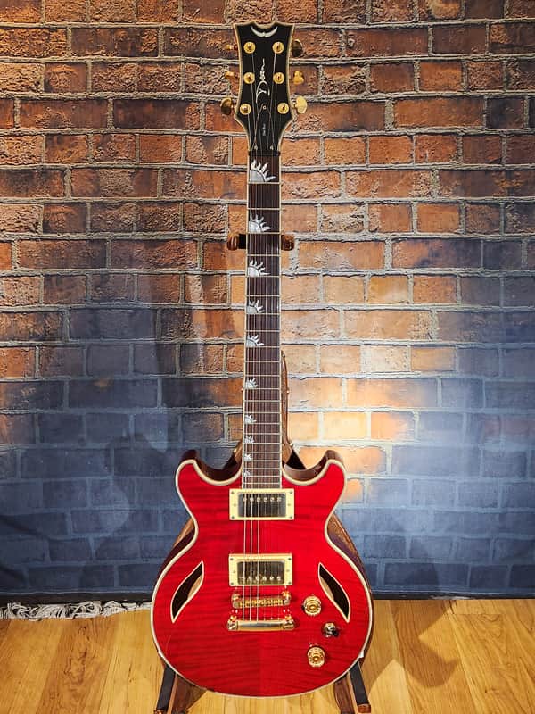 Dean Del Sol Semi-Hollow Cherry Red image 1