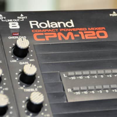 Roland CPM-120 Compact Powered 8-ch Mixer Stereo Mono CPM120 - Made In Japan - Free World Shipping image 2