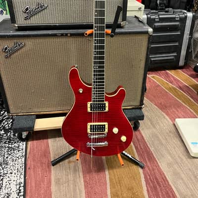 Washburn Vintage 1997 Maverick Series BT-8, Flame Maple comes with pictured hard case! image 1