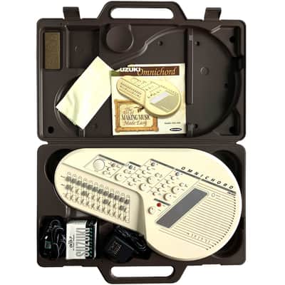 1995 Suzuki OM-300 MIDI Omnichord + OMC-3 Plastic Modular Carrying Hard Case OCD-7 Car & AC Adapter Gorillaz Clint Eastwood image 2