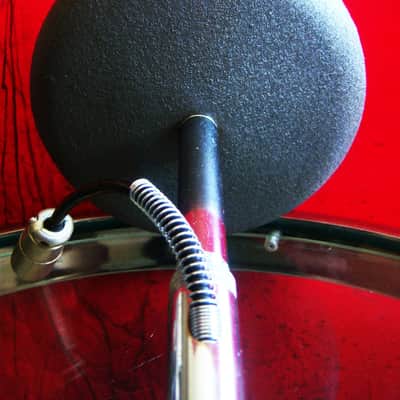Vintage RARER 1940's Astatic D-104 crystal "Lollipop" microphone Chrome w adapter & period Atlas DS-5 desk stand PROP DISPLAY # 2 image 12