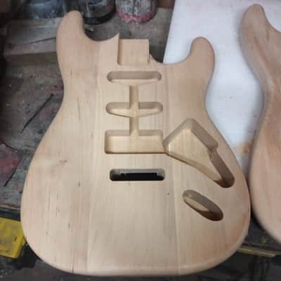 Stratocaster Body, Nitro paint, Fiesta red relic, 100% handcrafted in Italy image 15