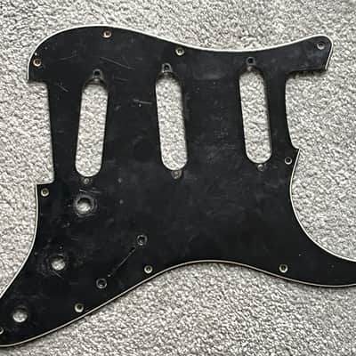 1973 1974 1975 1976 Fender Stratocaster guitar pickguard black image 1